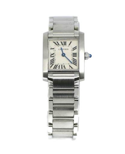 Cartier Tank Francaise Small Stainless Steel Watch W51008Q3