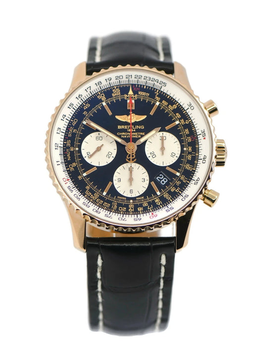 Breitling Navitimer 01 Chronograph 18K Rose Gold Watch RB0120