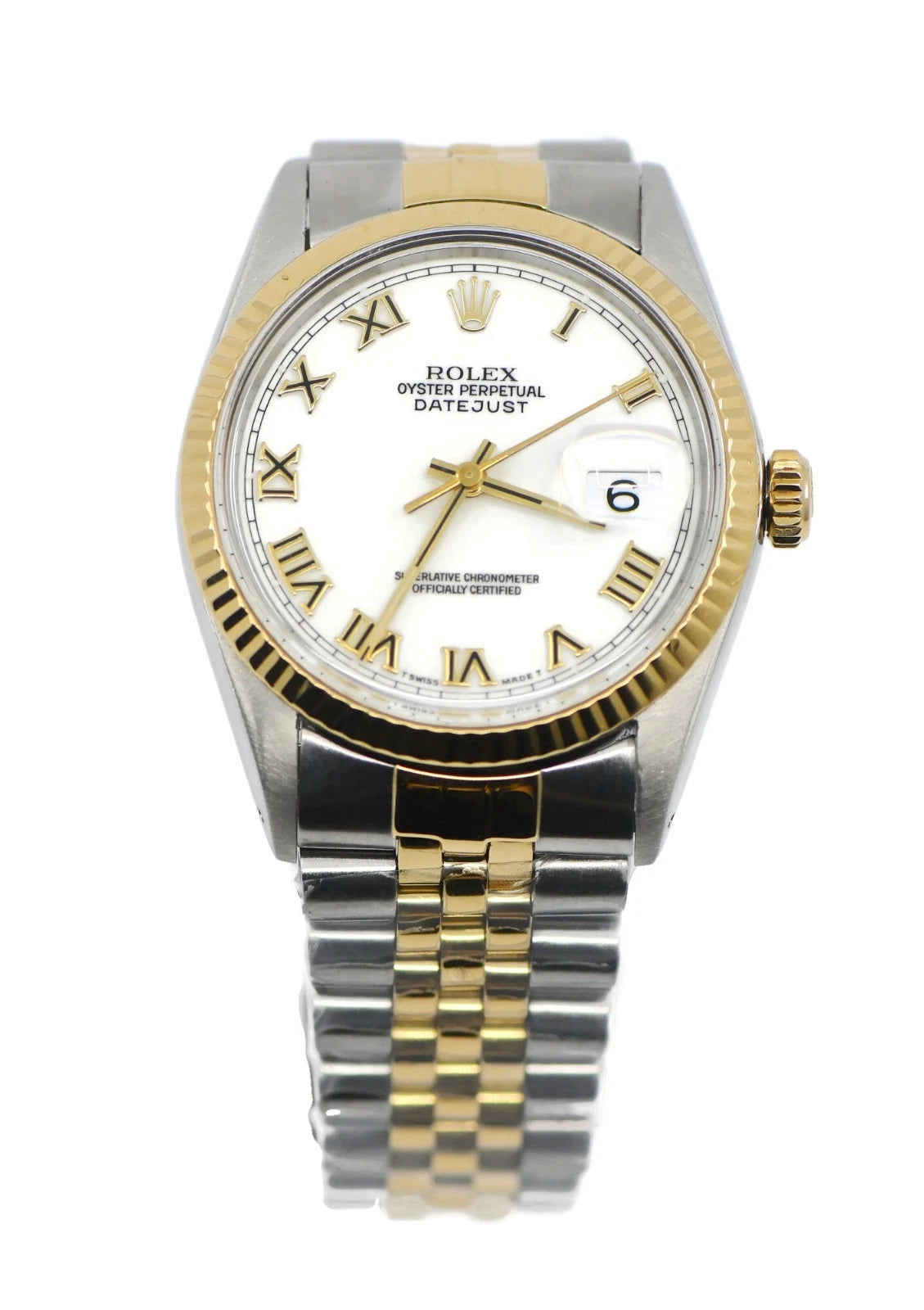 Rolex Datejust 18K/Stainless Steel Watch 16013