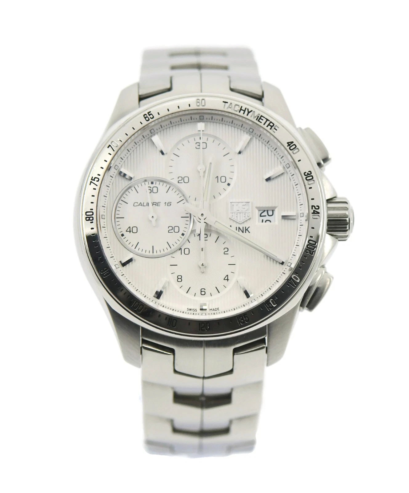 Tag Heuer Link Chronograph Stainless Steel Watch CAT2011