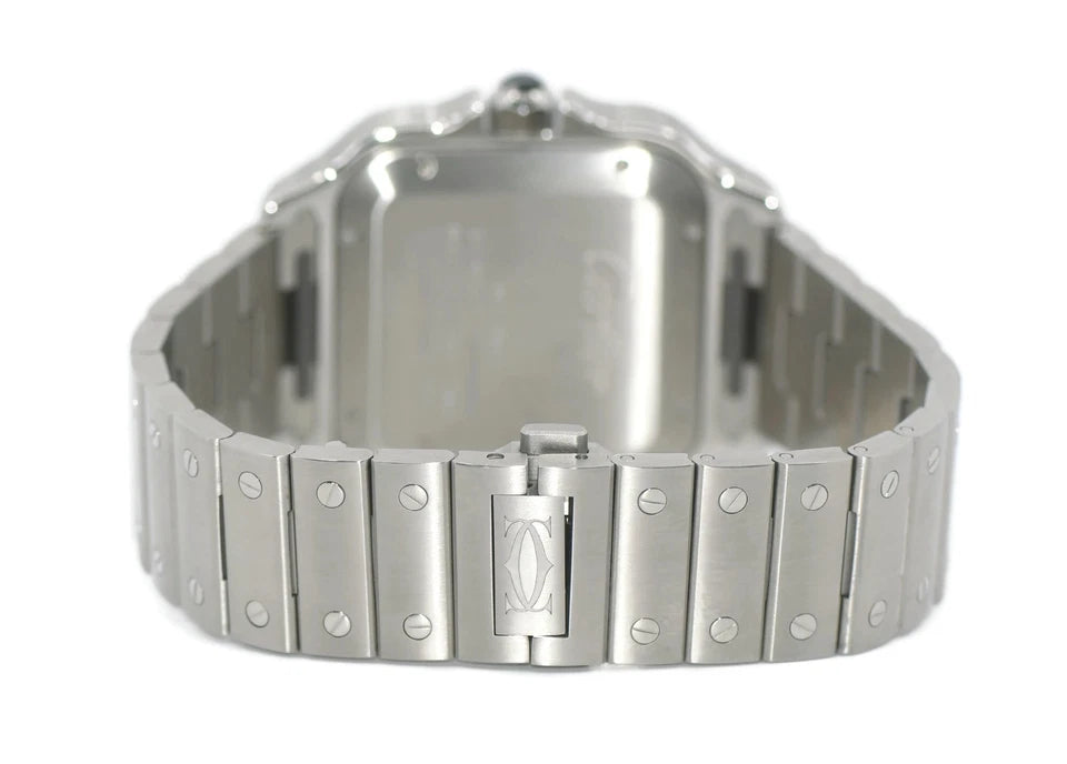 Cartier Santos Large Stainless Steel Watch WSSA0037