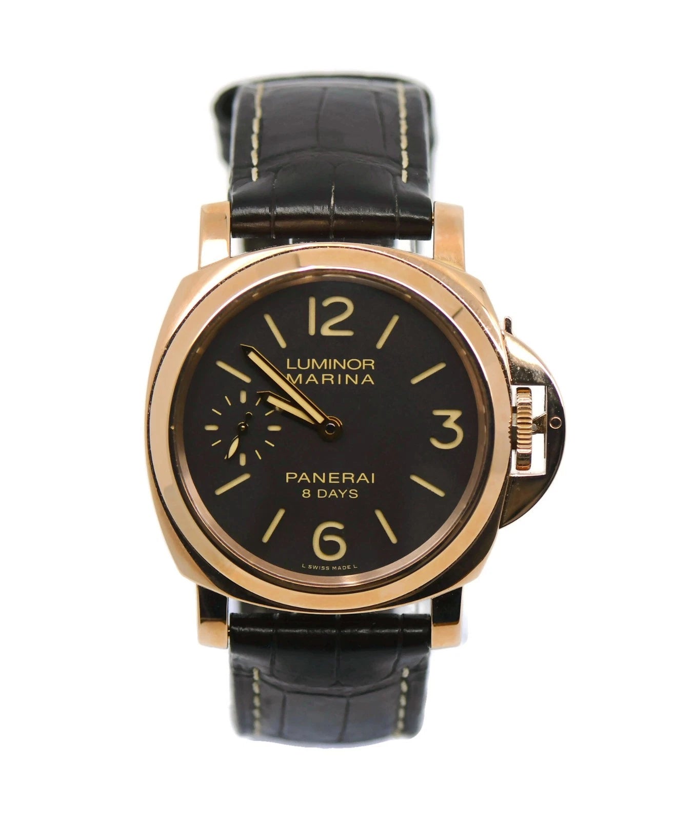 Panerai Luminor Marina 8 Days 18K Rose Gold Watch PAM00511