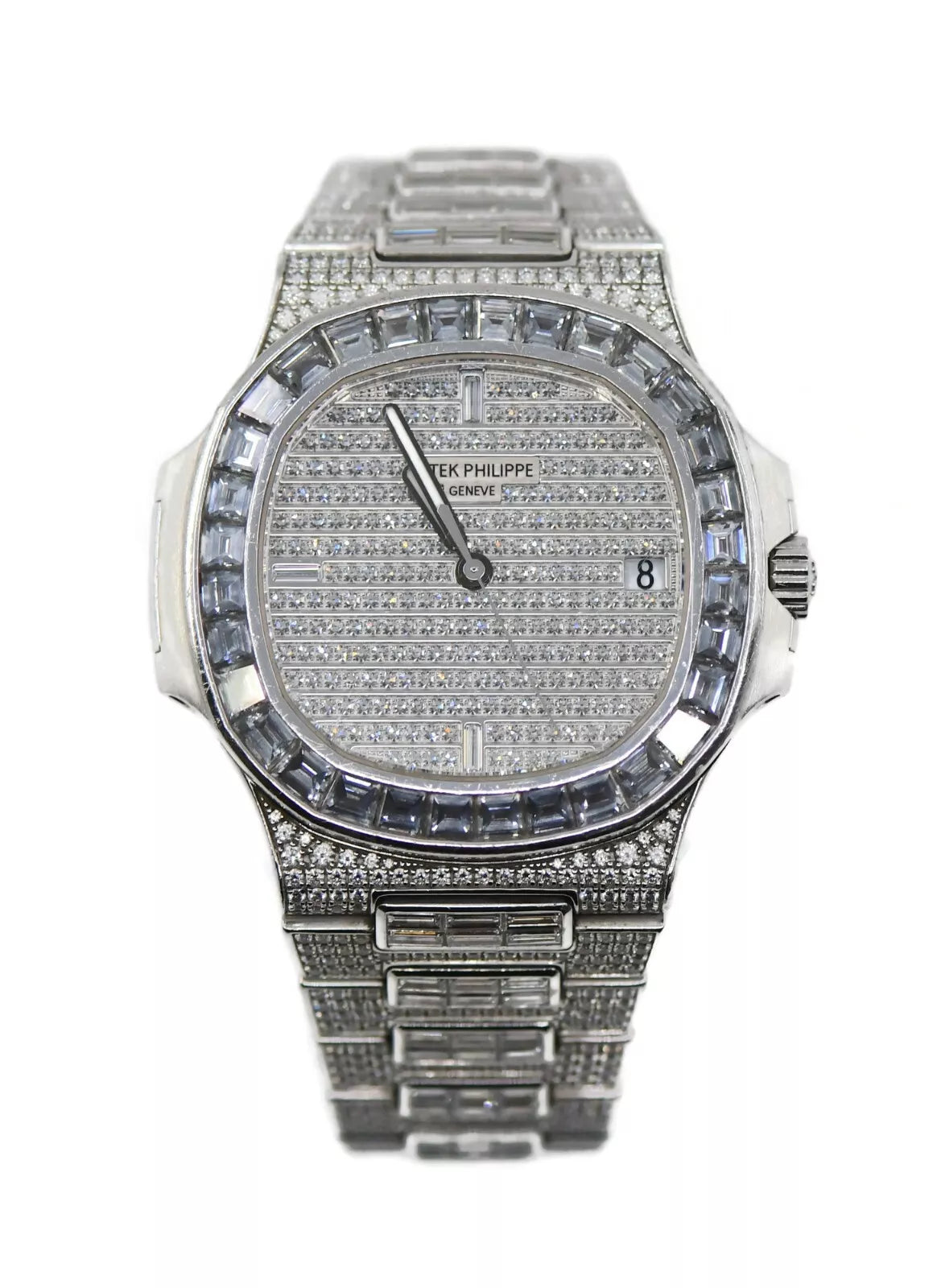 Patek Philippe Nautilus Tiffany & Co Diamond 18K White Gold Watch 5719/10G