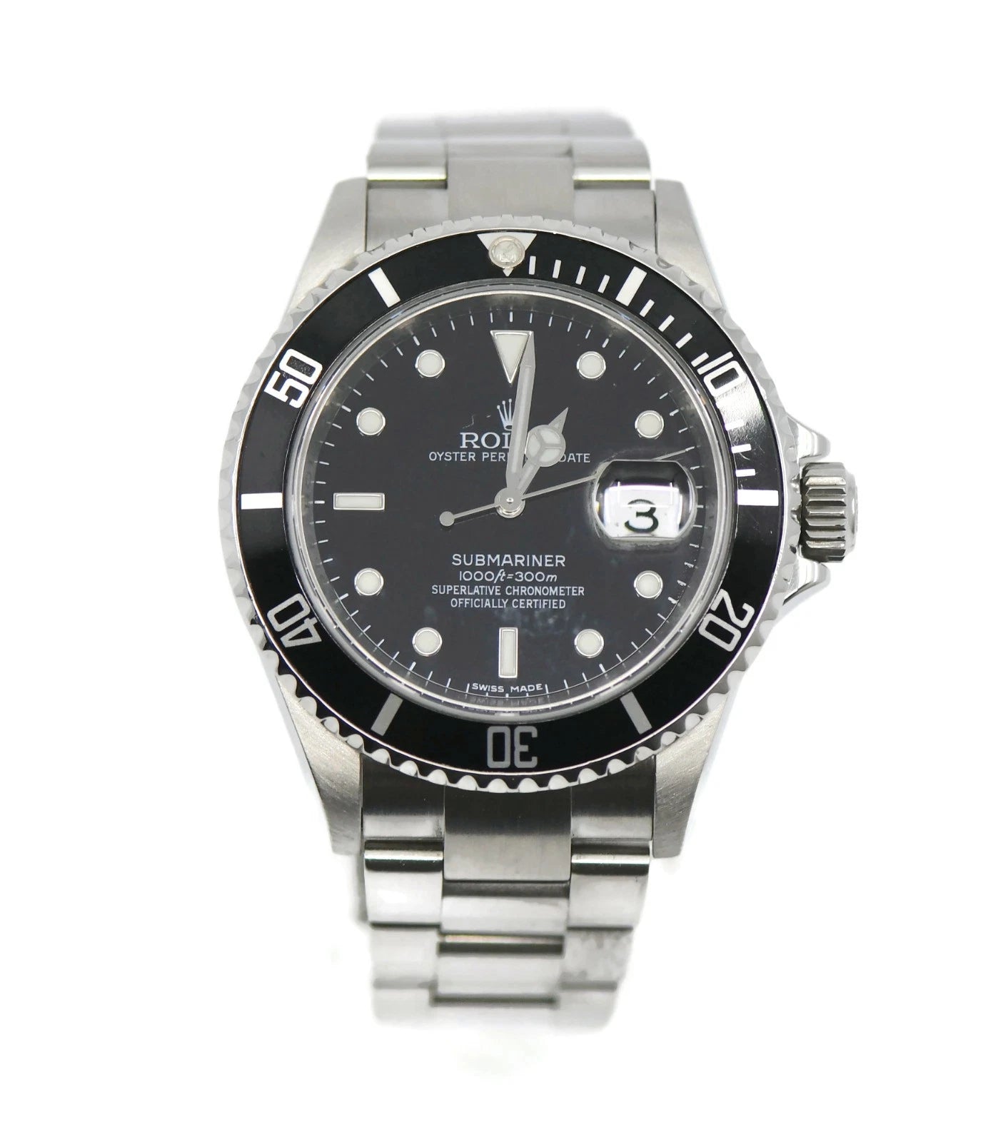 Rolex Submariner Stainless Steel Watch 16610