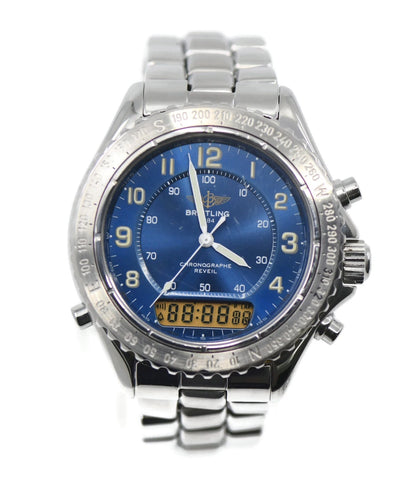 Breitling Intruder Reveil Stainless Steel Watch A51035