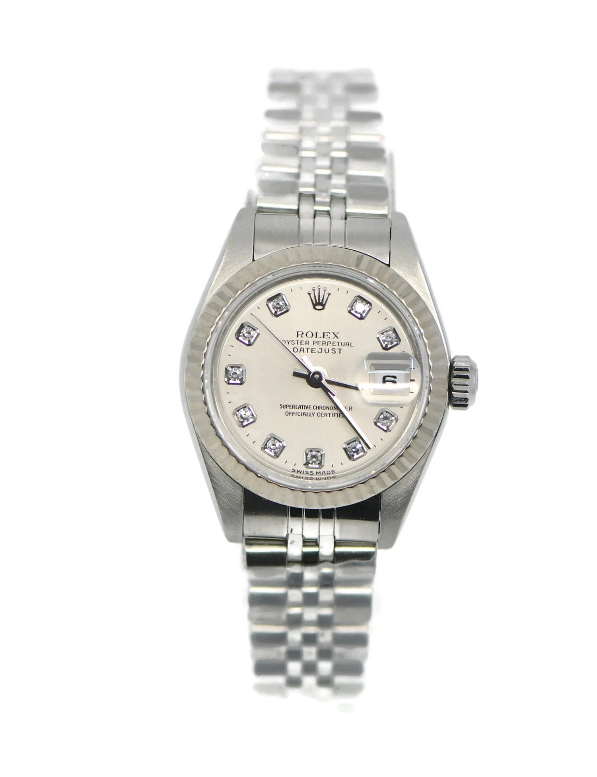 Rolex Datejust Diamond Stainless Steel Watch 79174