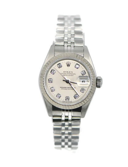 Rolex Datejust Diamond Stainless Steel Watch 79174