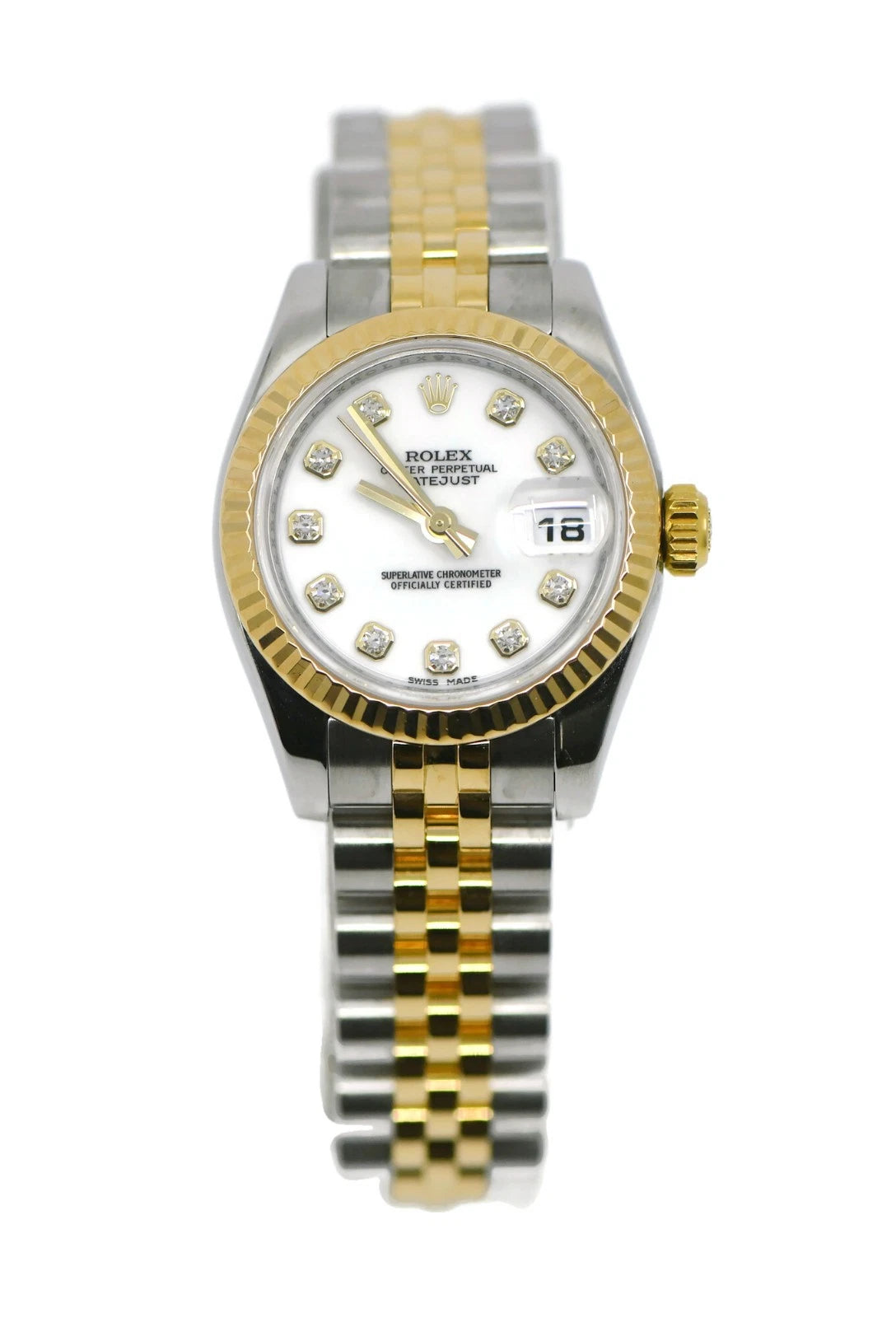 Rolex Datejust Diamond 18K/Stainless Steel Watch 179173