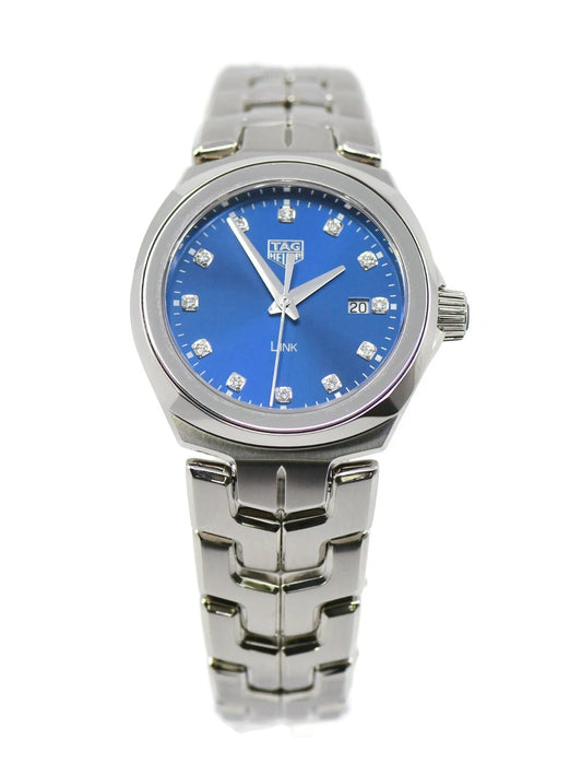 Tag Heuer Link Diamond Stainless Steel Watch WBC1318
