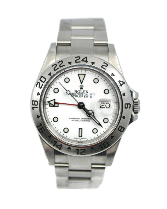 Rolex Explorer II Stainless Steel Watch 16570