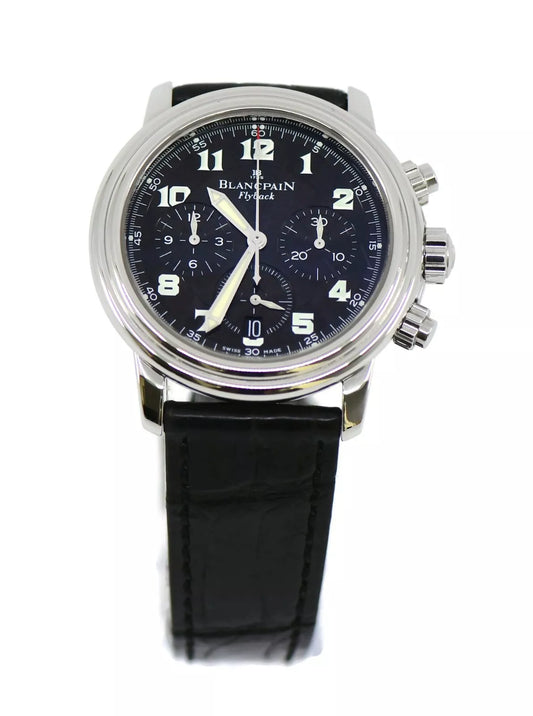 Blancpain Leman Flyback Chronograph Stainless Steel Watch 2185F