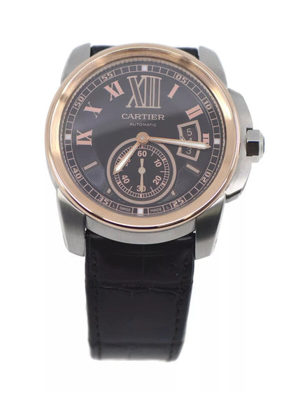 Cartier Calibre 18K/Stainless Steel Watch W7100051