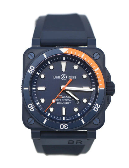 Bell & Ross Tara Ocean Blue Ceramic Watch BR0392DC