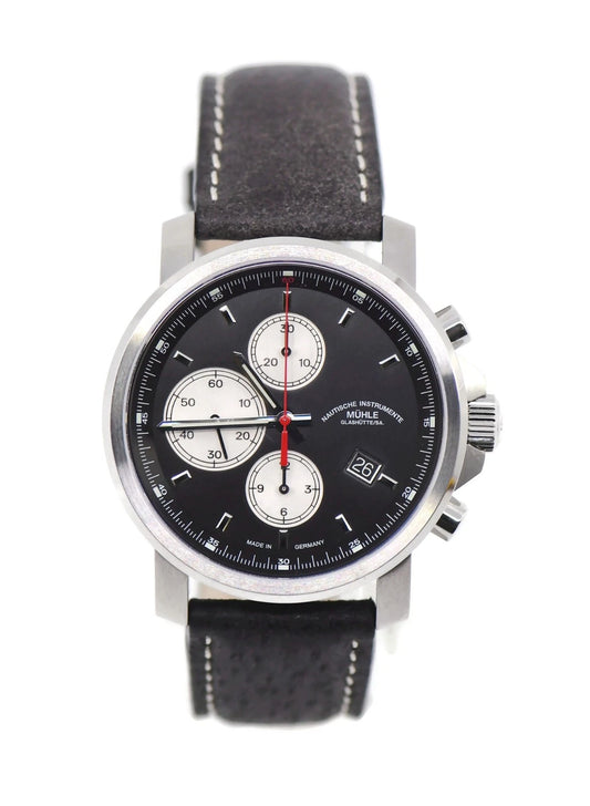 Muhle Glashutte 29ER Chronograph Stainless Steel Watch M1-25-43-LB