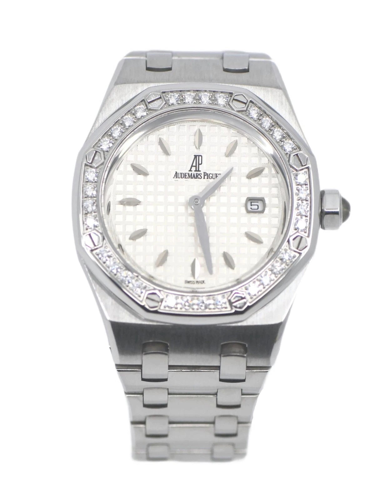 Audemars Piguet Royal Oak Lady Diamond Stainless Steel Watch 67601ST