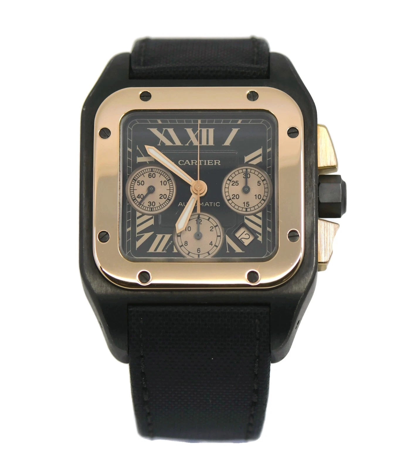 Cartier Santos 100 Chronograph 18K/Titanium Watch W2020004