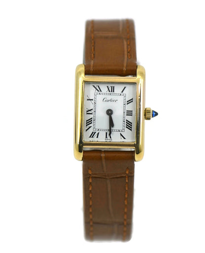 Cartier Tank 18K Gold Plated Watch