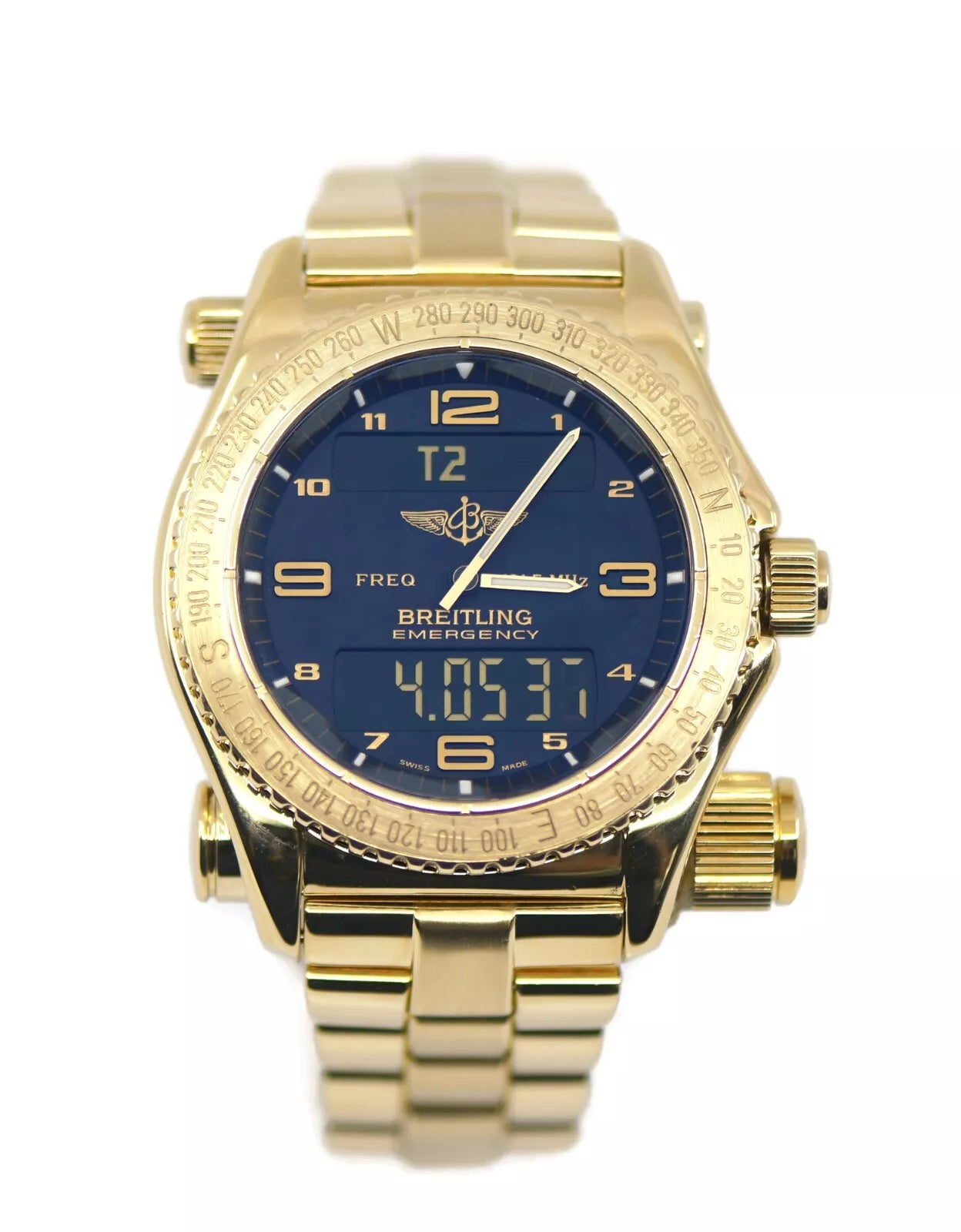 Breitling Emergency 18K Yellow Gold Watch K56321
