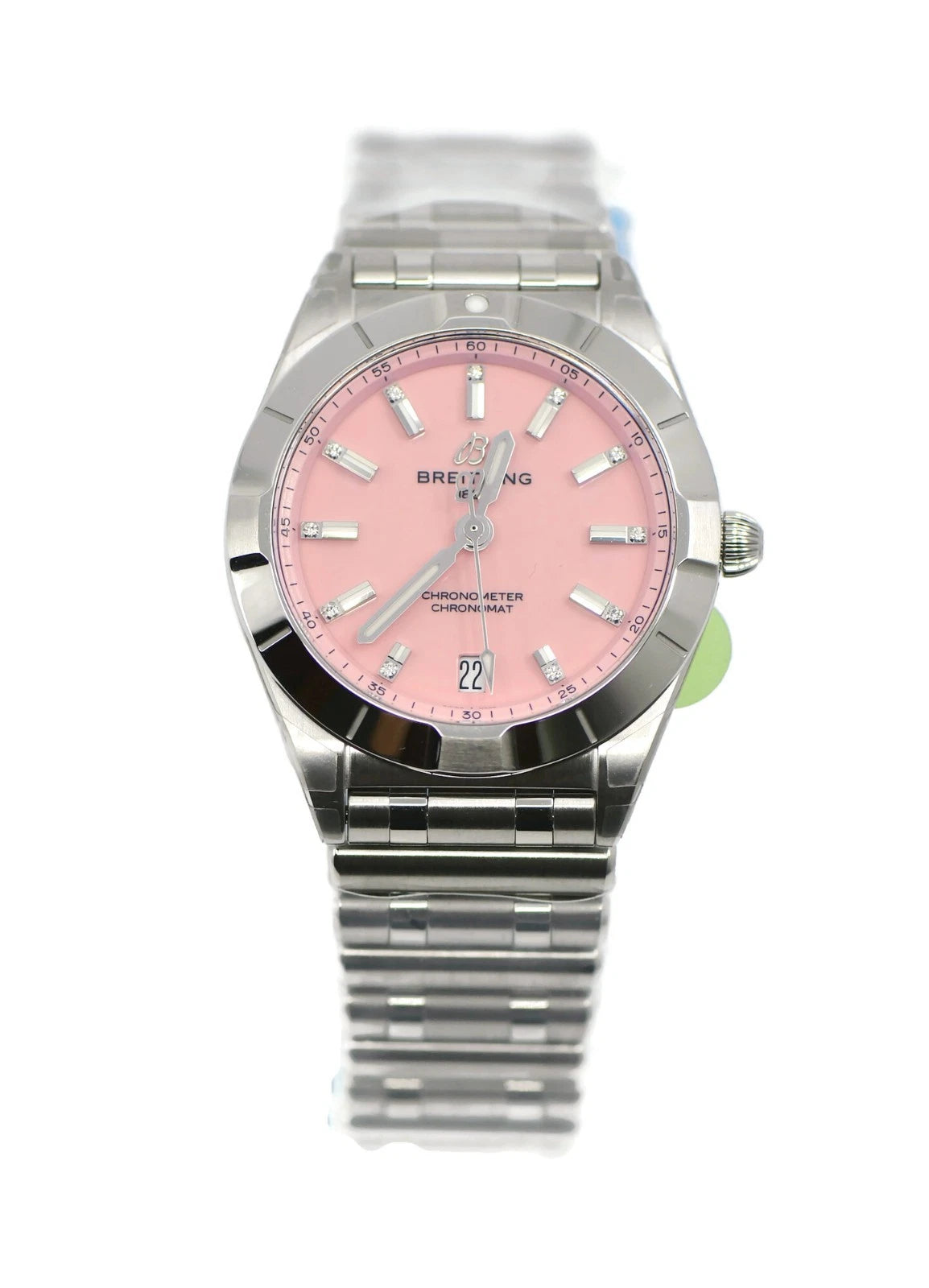 Breitling Chronomat Diamond Stainless Steel Watch A77310