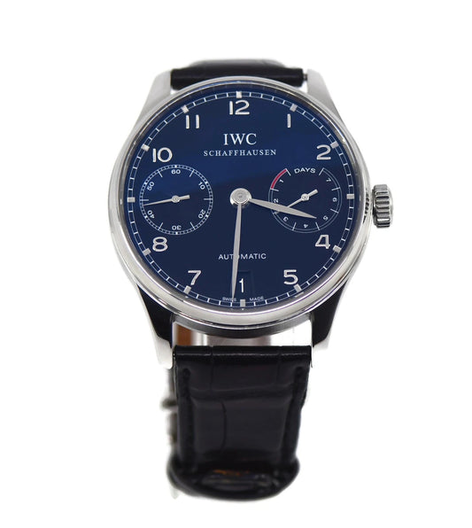 IWC Portuguese 7 Day Stainless Steel Watch IW500109