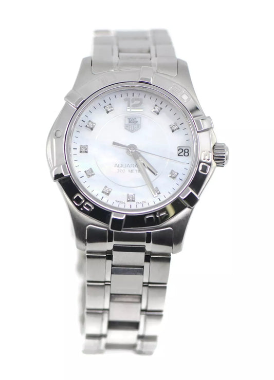 Tag Heuer Aquaracer Diamond Stainless Steel Watch WAF1312