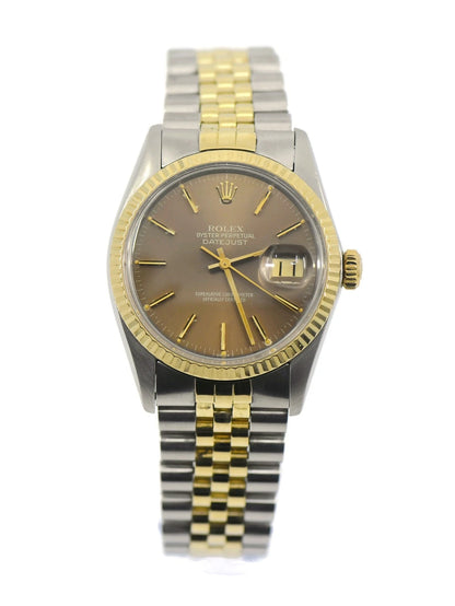 Rolex Datejust 18K/Stainless Steel Watch 16013