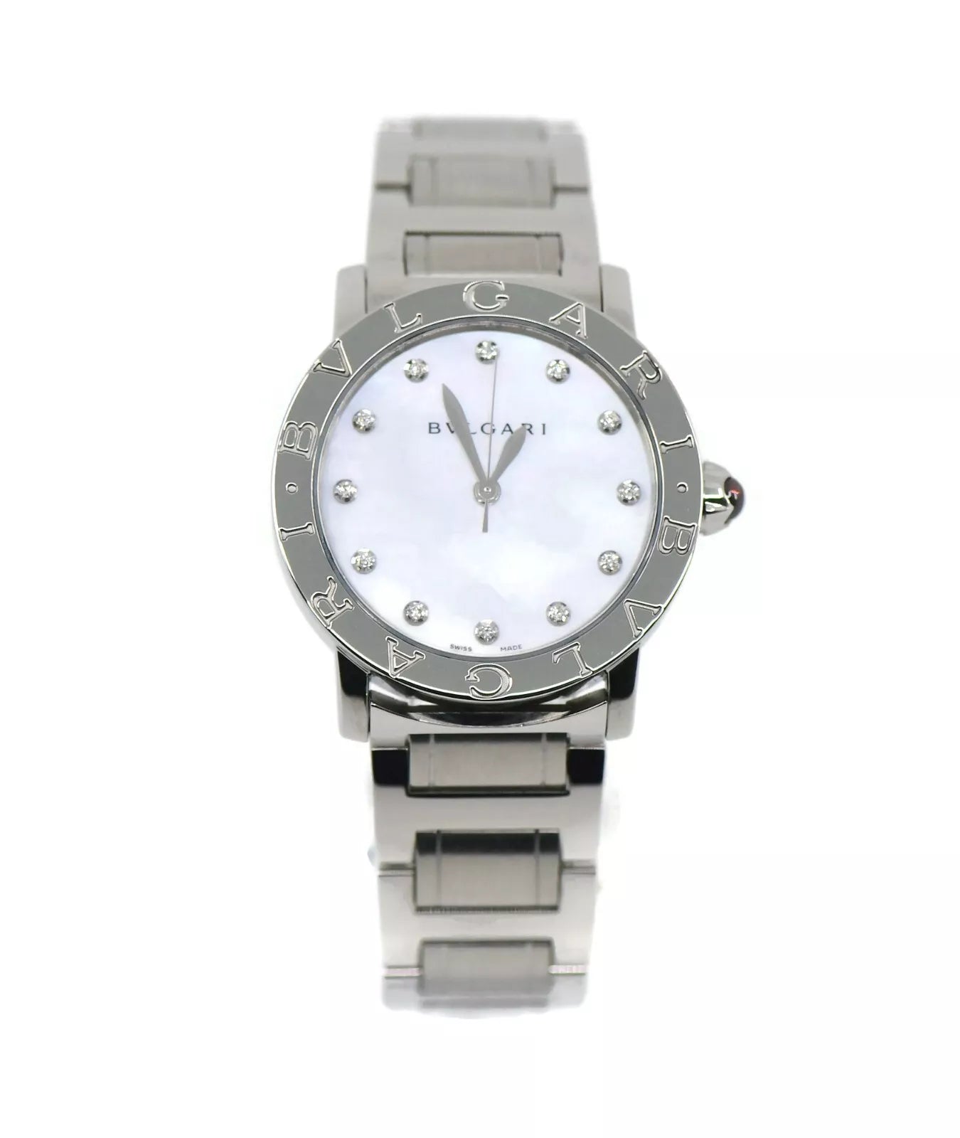 Bulgari Bvlgari Diamond Stainless Steel Watch BBL33S