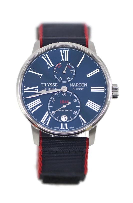 Ulysse Nardin Marine Torpilleur Stainless Steel Watch 1183-310