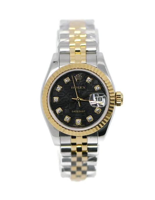Rolex Datejust Diamond 18K/Stainless Steel Watch 179173