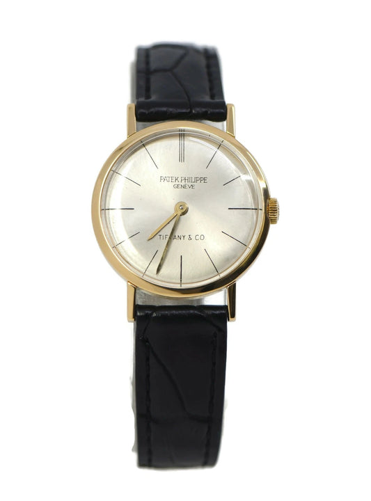 Patek Philippe Calatrava Tiffany & Co 18K Yellow Gold Watch 3442