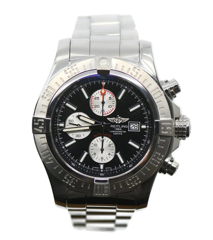 Breitling Super Avenger II Chronograph Stainless Steel Watch A13371
