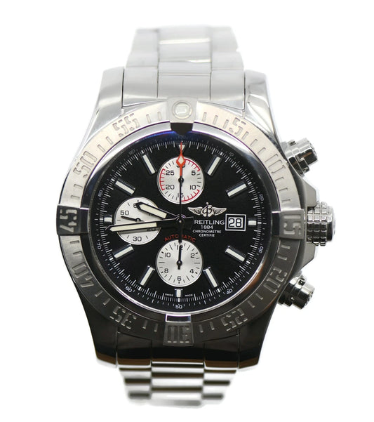 Breitling Super Avenger II Chronograph Stainless Steel Watch A13371