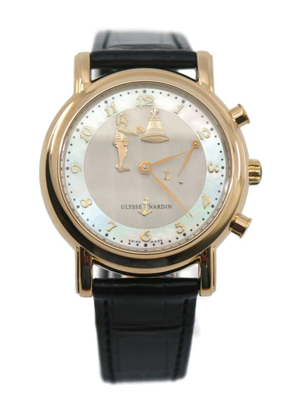 Ulysse Nardin Hourstriker 18K Rose Gold Watch 756-22