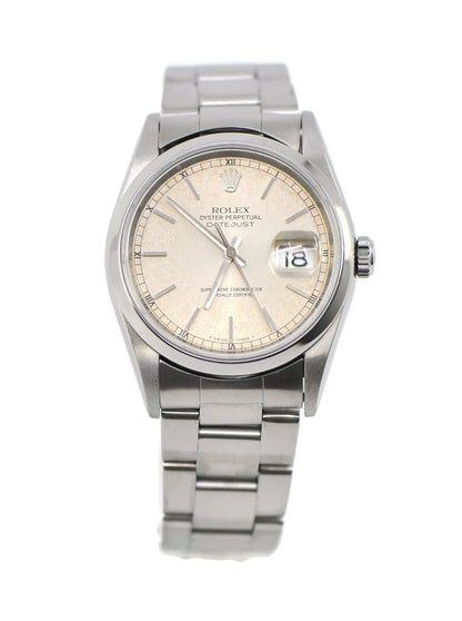Rolex Datejust Stainless Steel Watch 16200