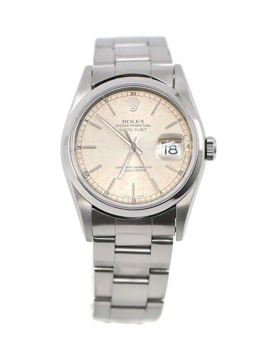 Rolex Datejust Stainless Steel Watch 16200