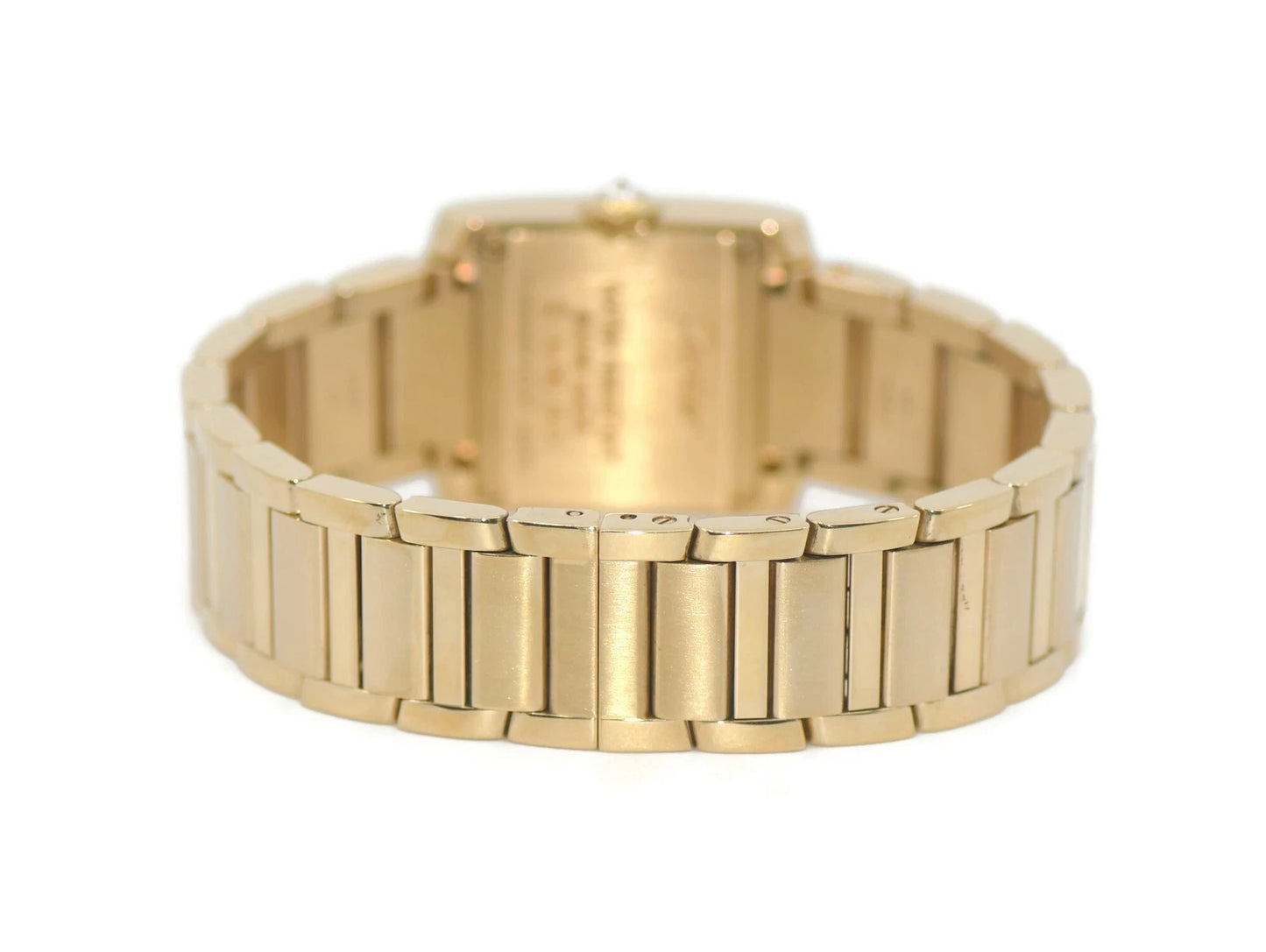 Cartier Tank Francaise Diamond 18K Yellow Gold Watch WJTA0039