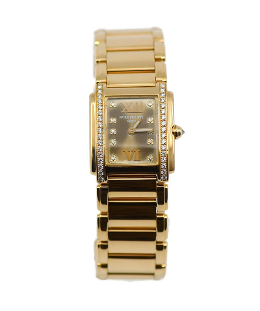 Patek Philippe Twenty-4 Diamond 18K Rose Gold Watch 4908/11R