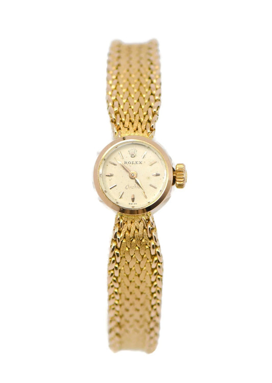 Rolex Vintage 18K Rose Gold Watch