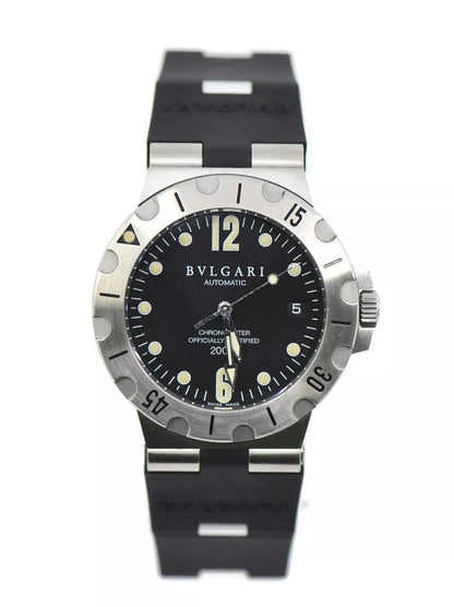 Bulgari Diagono Stainless Steel Watch SD38S