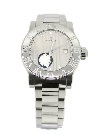 Corum Romulus Power Reserve Stainless Steel Watch 02.0001