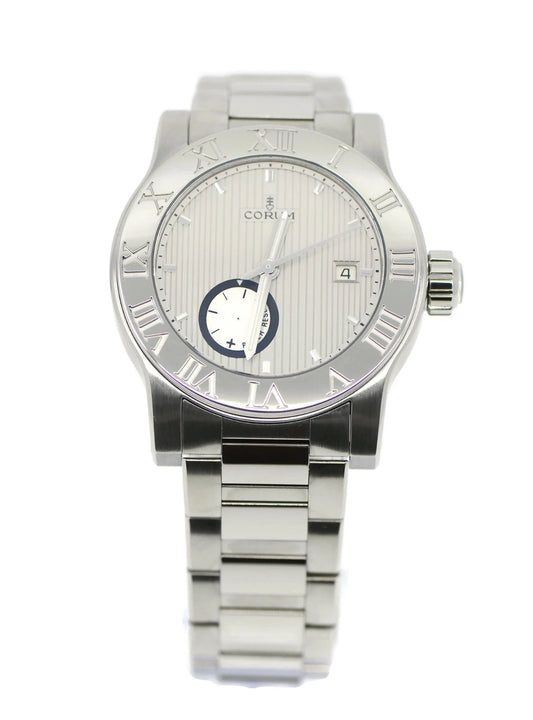 Corum Romulus Power Reserve Stainless Steel Watch 02.0001