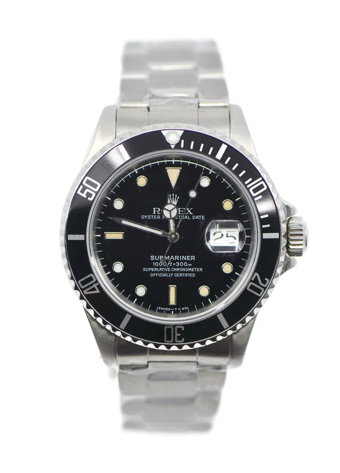 Rolex Submariner Stainless Steel Watch 16610