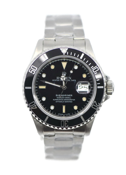 Rolex Submariner Stainless Steel Watch 16610