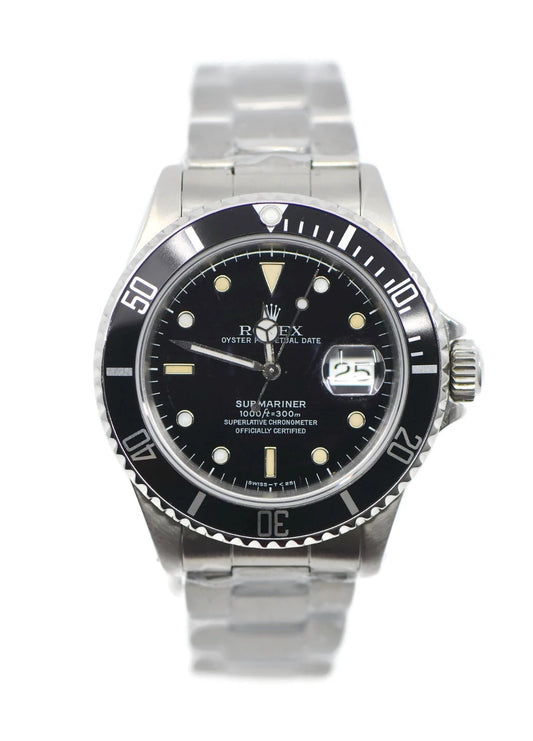 Rolex Submariner Stainless Steel Watch 16610