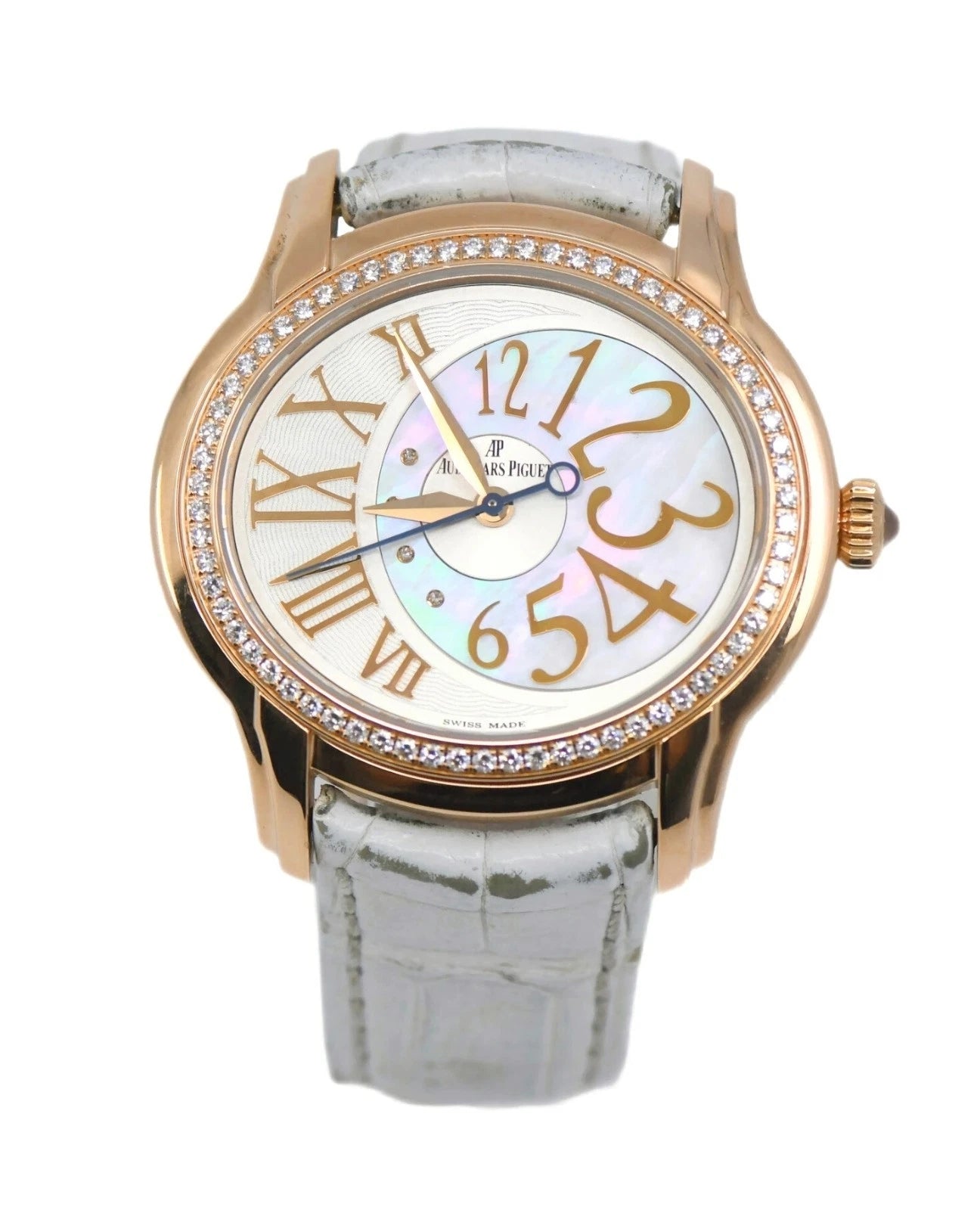 Audemars Piguet Millenary Diamond 18k Rose Gold Watch 77301OR