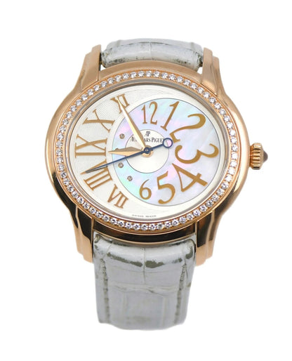 Audemars Piguet Millenary Diamond 18k Rose Gold Watch 77301OR
