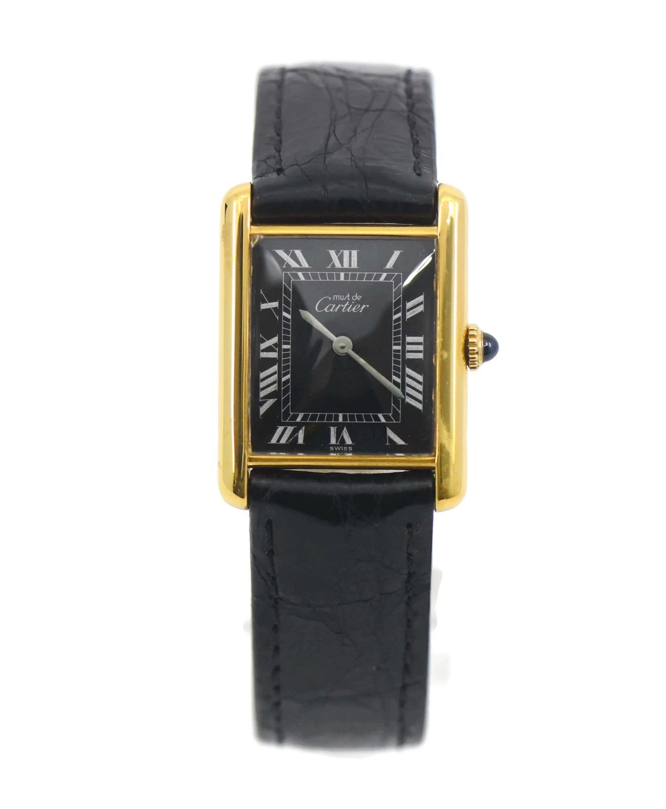 Cartier Tank Must Gold Plated Sterling Silver Watch