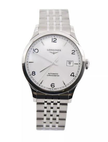 Longines Record Stainless Steel Watch L2.821.4.76.6