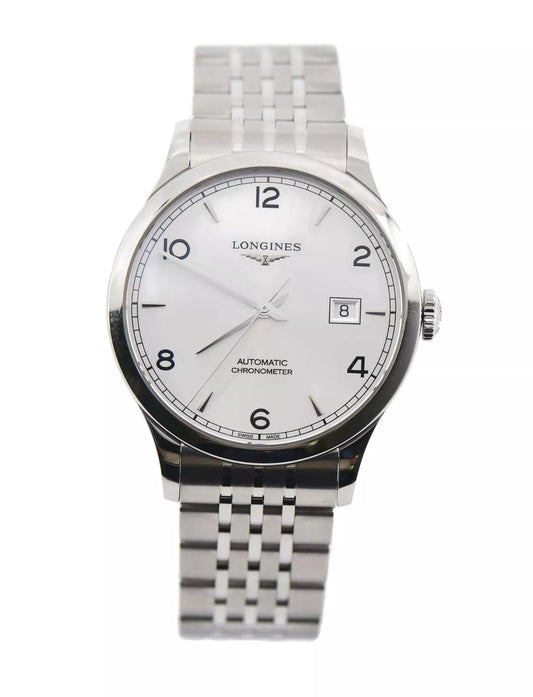 Longines Record Stainless Steel Watch L2.821.4.76.6