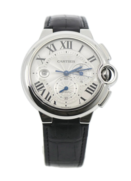 Cartier Ballon Bleu Chronograph Stainless Steel Watch W6920003